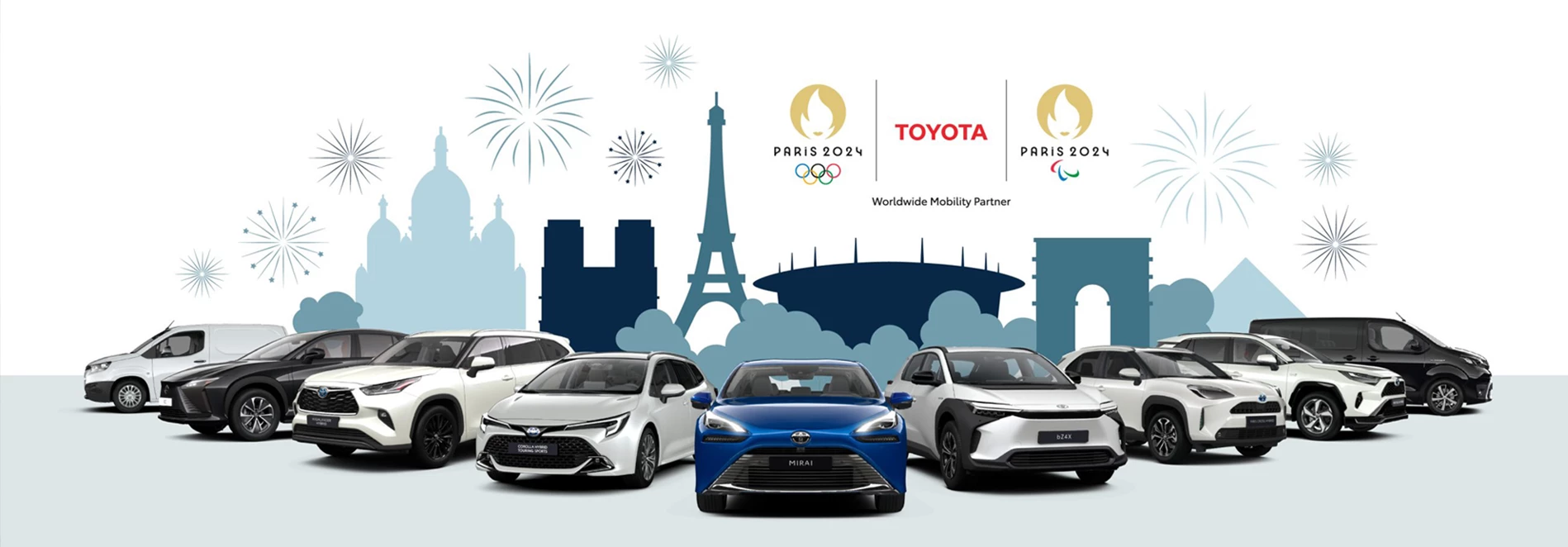 News Landing Image Toyota is an official partner of the Paris 2024 Olympic and Paralympic Games.