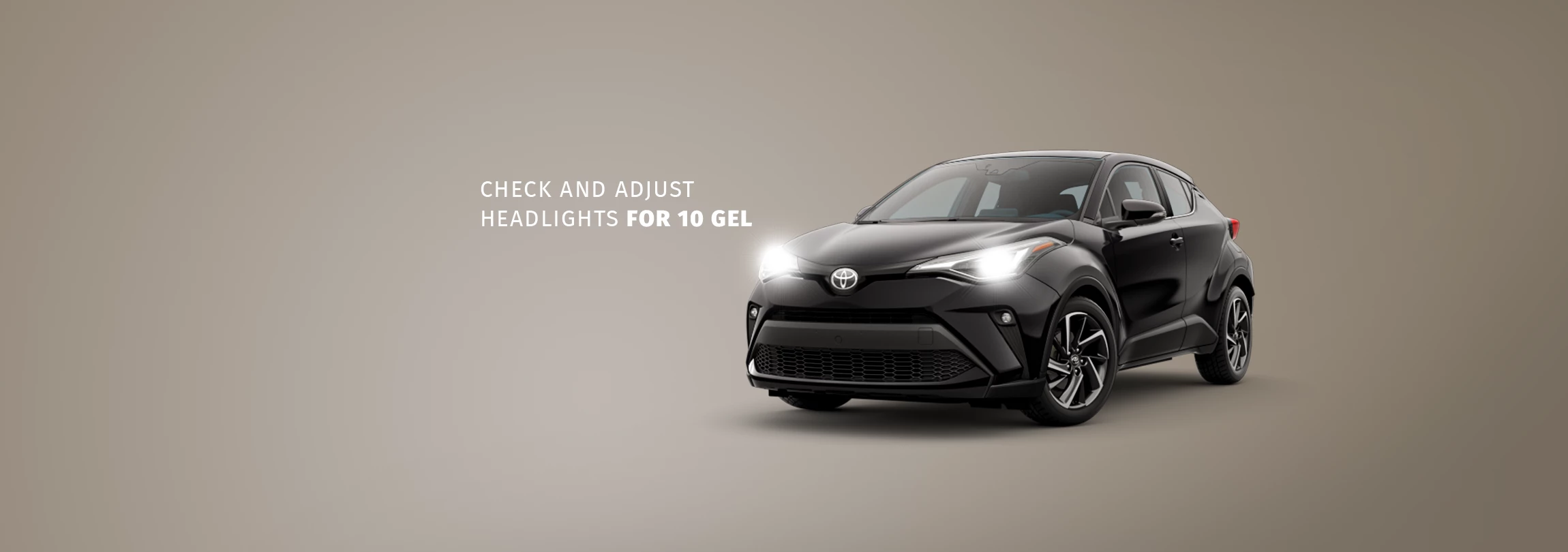 Offer Image Toyota Center Tegeta offers a promotion on headlight inspection/adjustment services