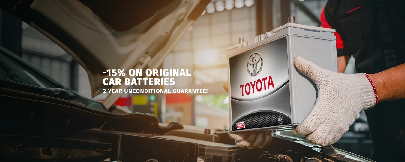 Offer Image Check your car battery for free at Toyota Center Tegeta